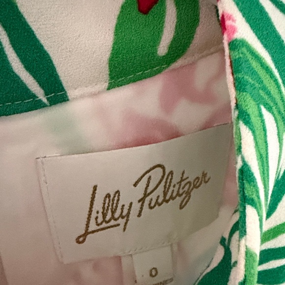 Agnes skirted shift romper 
Lilly Pulitzer Floral with Fringe-Holiday fun! - Picture 3 of 14